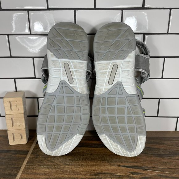 Lands' End Closed Toe Sport Hiking Sandals Grey 451273 Womens Size 10 B - Picture 7 of 9